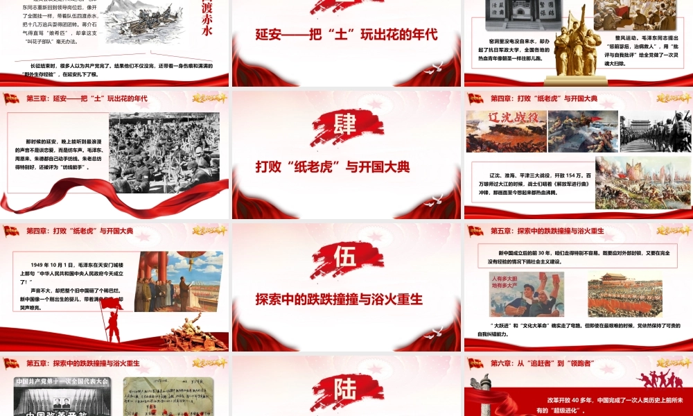 PPT+党课讲稿：中国共产党105年的光辉党史2700ppt.pptx