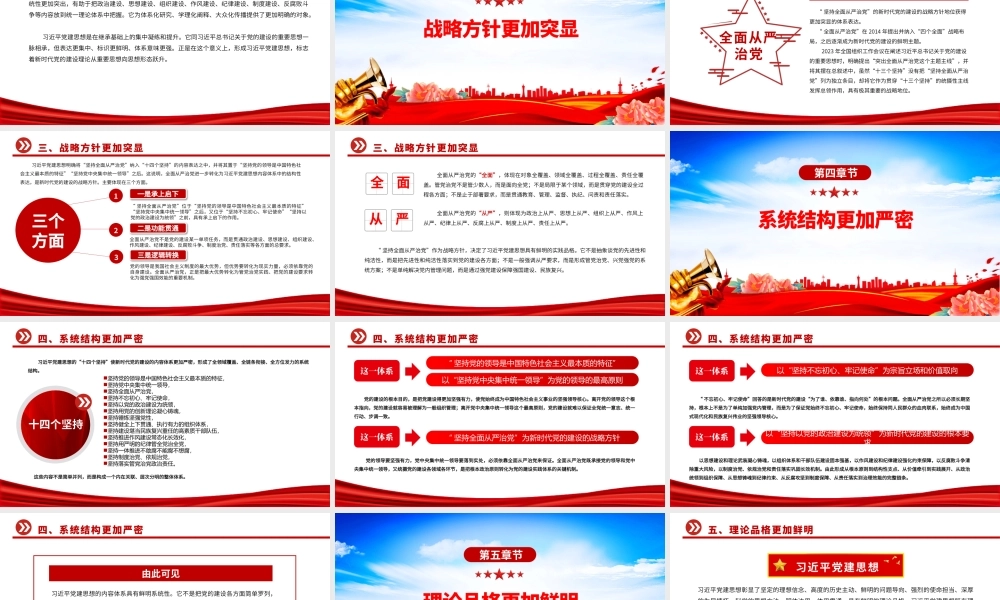 PPT+讲稿：从五个维度学习领会习近平党建思想PPT党课.pptx