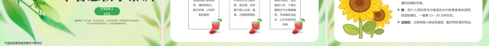 绿色小清新夏季防暑降温 .pptx