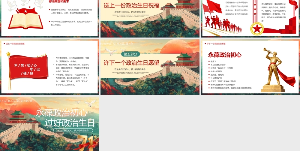永葆政治初心过好政治生日.pptx