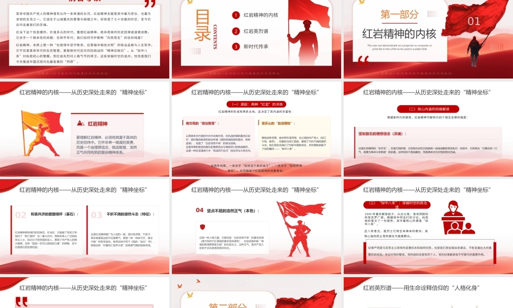红色学习红岩精神传承红岩精神.pptx