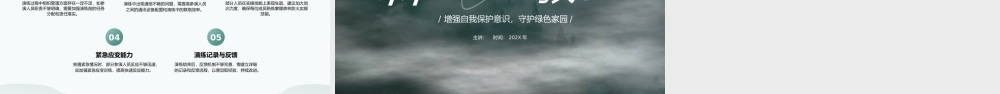 绿色简约森林防火教育 .pptx