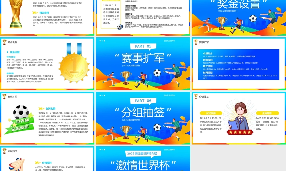 蓝色创意简约风世界杯主题.pptx