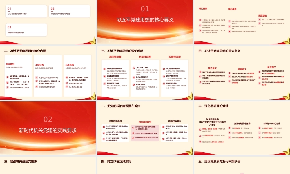 党课PPT：坚持用总书记党建思想指引奋进新征程.pptx