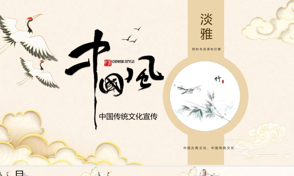 淡雅中国风中国传统文化宣传.pptx