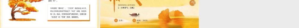 黄色插画风立秋节气主题.pptx