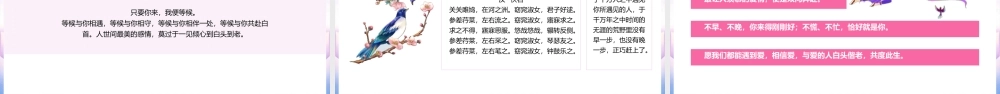 紫色中式风七夕节日介绍主题.pptx