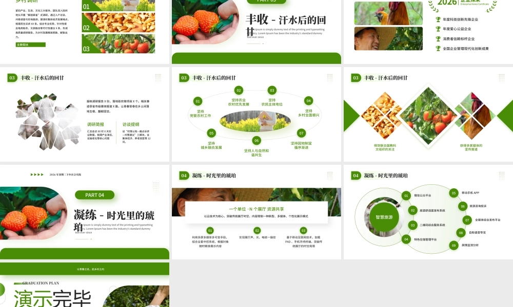 绿色简约清新2026年暑期三下乡社会实践 .pptx