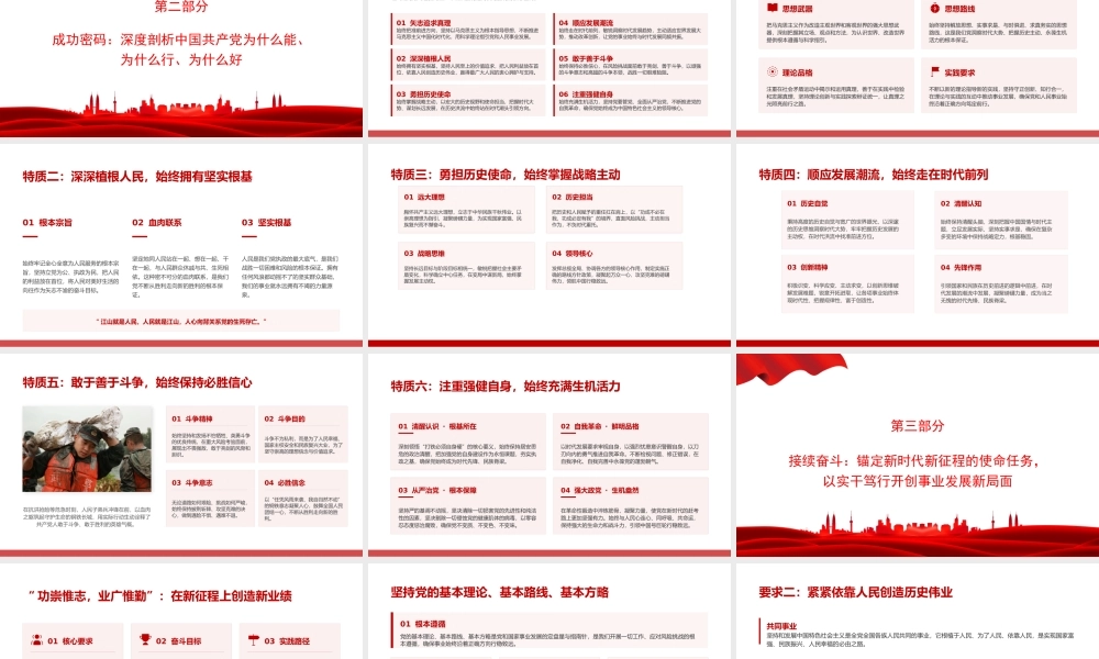 党课PPT：深入学习贯彻《在庆祝中国共产党成立105周年大会上的讲话》.pptx