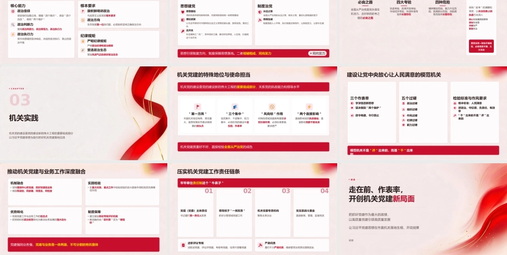 党课PPT：学习贯彻习近平党建思想 推动机关党建高质量发展.pptx