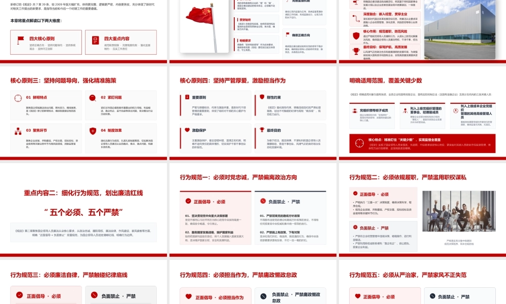 PPT：学习贯彻《国有企业领导人员廉洁从业若干规定》，为做强做优做大国有企业提供坚强纪律保障.pptx