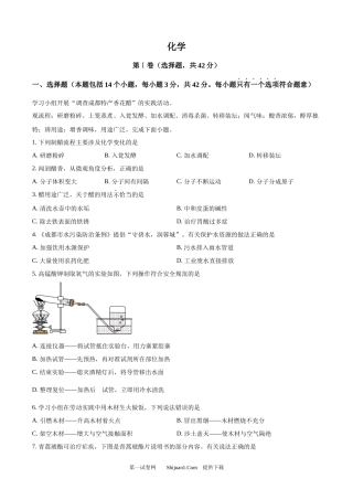 2025年四川省成都市中考化学真题.docx