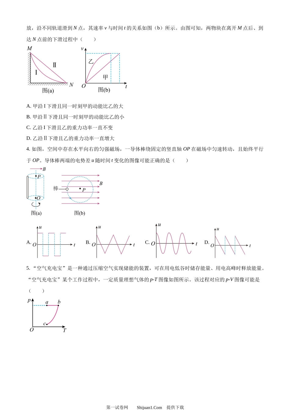 2023年高考物理试卷（辽宁）.docx_第2页