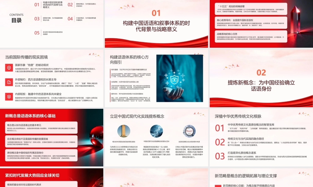 PPT：以新概念新范畴新表述加快构建中国话语和中国叙事体系.pptx