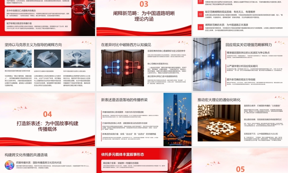 PPT：以新概念新范畴新表述加快构建中国话语和中国叙事体系.pptx