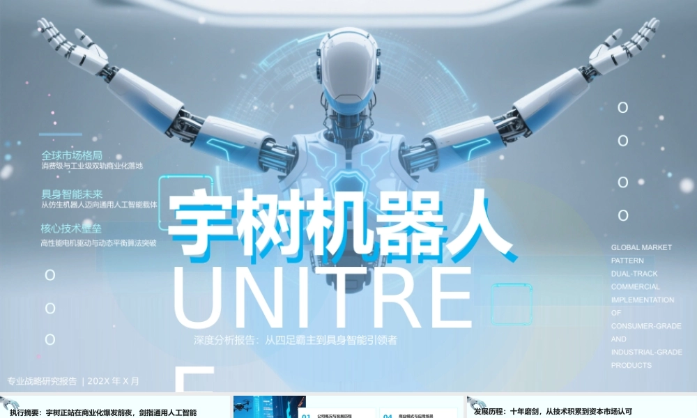 宇树机器人（Unitree）深度分析报告 .pptx