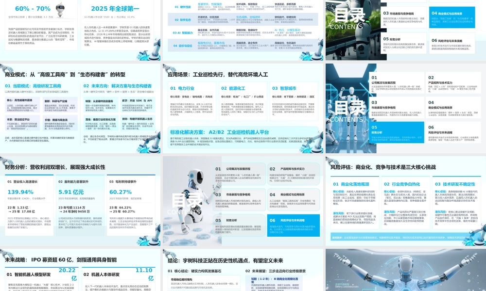 宇树机器人（Unitree）深度分析报告 .pptx