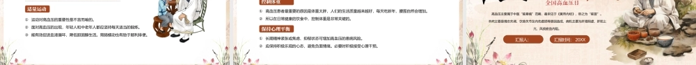 棕色中国风中医高血压.pptx