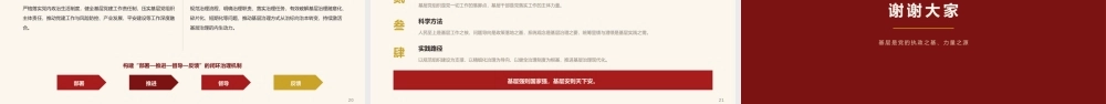 党课讲稿+ppt：基层是党的执政之基、力量之源（总书记关于基层工作方法论述）.pptx