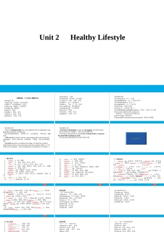 培根筑基 28 --课堂全面过选择性必修三Unit 2（课件） 高考英语一轮复习全面过（人教版新教材）.ppt