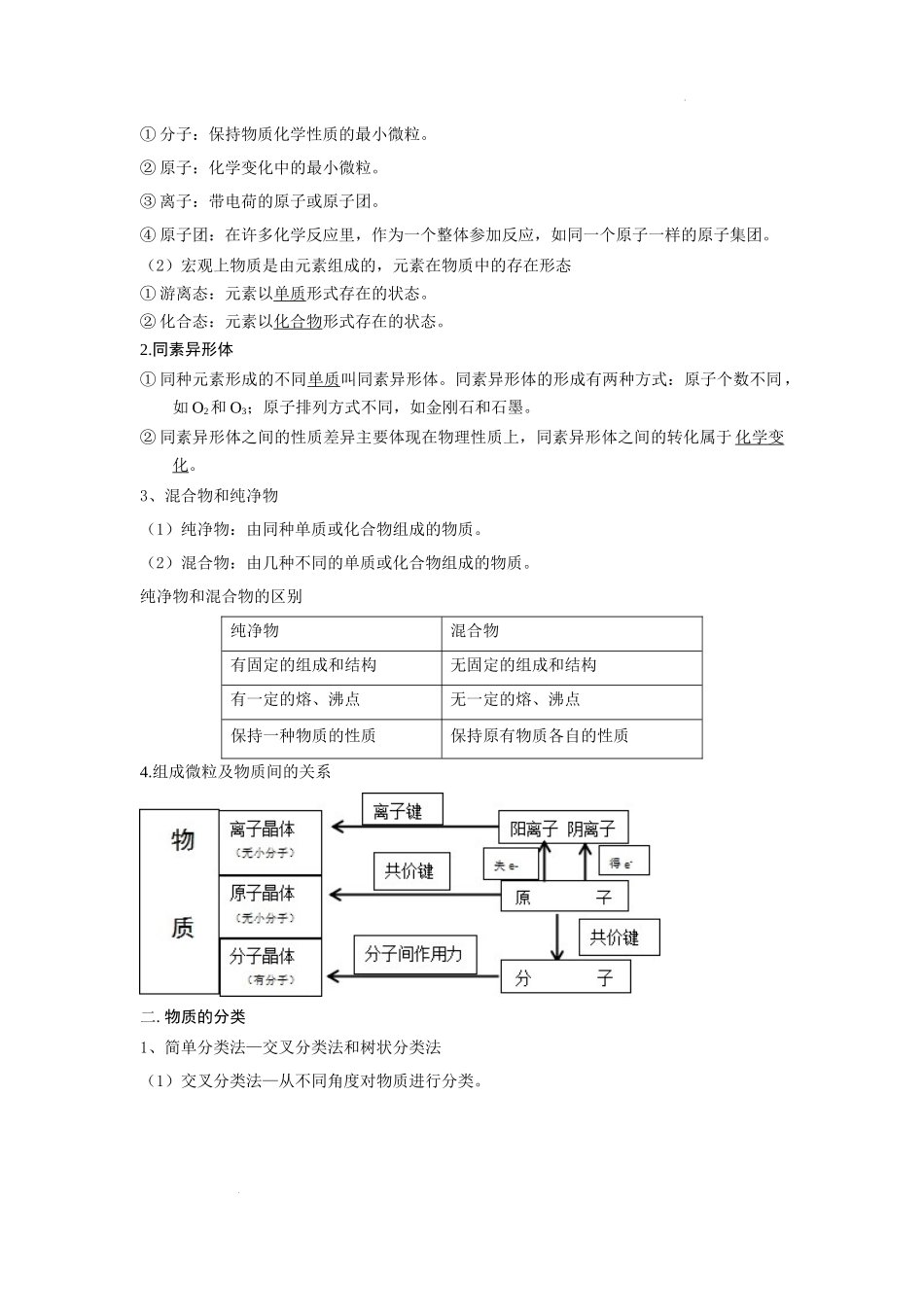 第一节　物质的组成、性质和分类（考点考法剖析）（解析版） 高考化学一轮针对性复习方案（全国通用）.docx_第2页