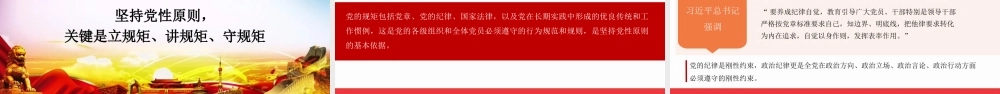 党课PPT：强党性守初心，永葆新时代共产党员的先进本色.pptx