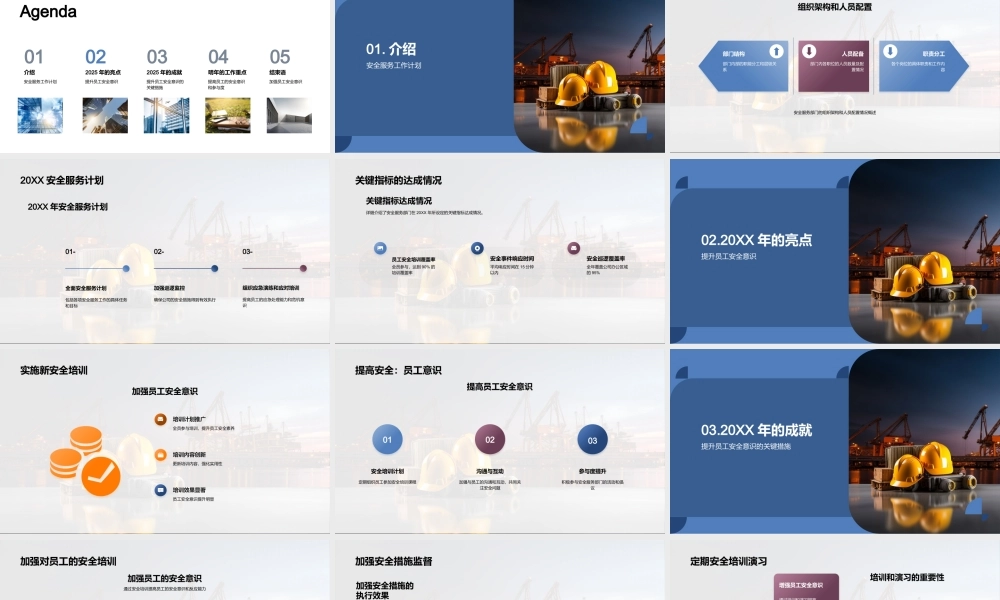 安全服务部门工作计划执行与成效.pptx