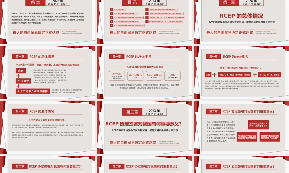 2026RCEP自贸组织经济伙伴政策解读.pptx