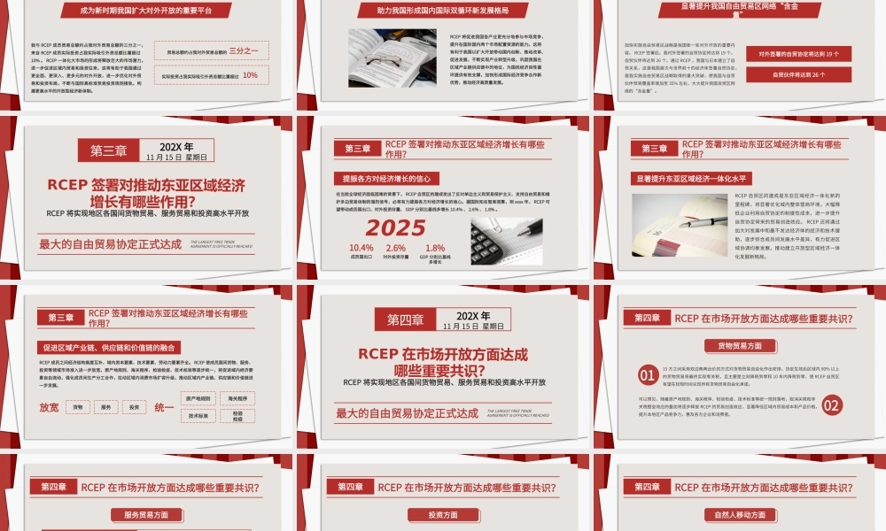 2026RCEP自贸组织经济伙伴政策解读.pptx