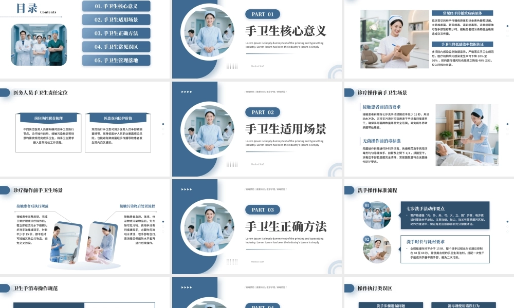 医务人员手卫生规范培训课件.pptx