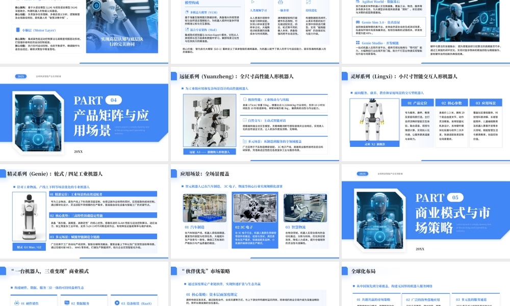 蓝色简约智元机器人宣传介绍.pptx
