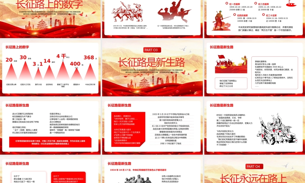 铭记伟大长征精神.pptx