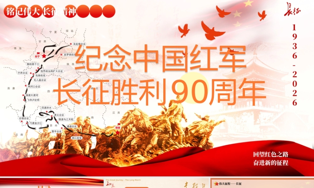 红色长征胜利90周年.pptx
