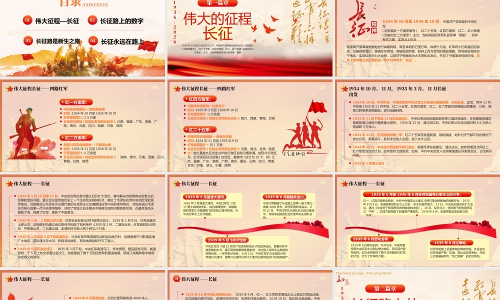 红色长征胜利90周年.pptx