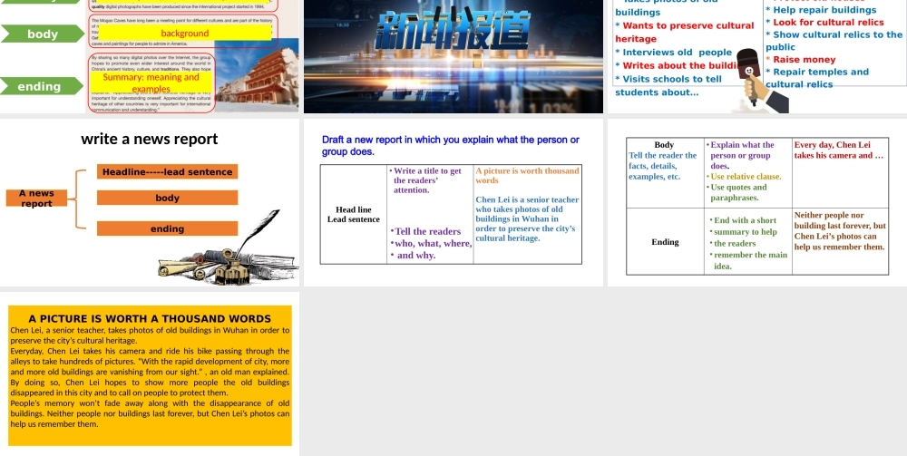Unit 1 Cultural Heritage Reading for Writing-2021-2022学年高一英语精美课件+精美教案（必修二）（人教版2019）.pptx