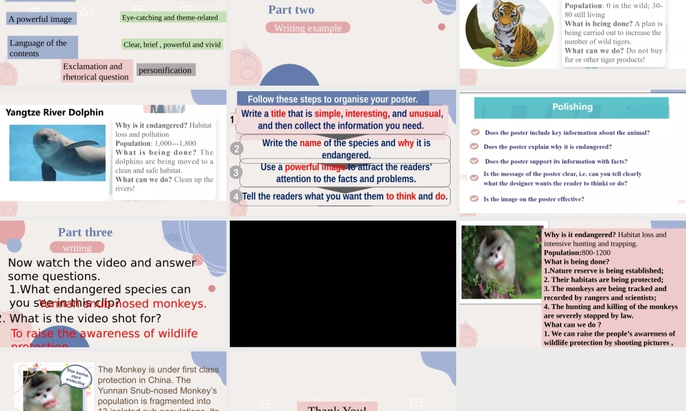 Unit 2 Wildlife Protection Reading for Writing-2021-2022学年高一英语精美课件 精美教案（必修二）（人教版2019）.pptx