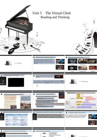 Unit 5 Music Reading and thinking课件-2021-2022学年高一英语精美课件+精美教案（必修二）（人教版2019）.pptx
