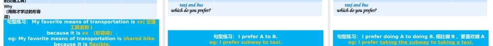 Unit 2 Transportation（第3-4课时）（means of transportation听说课prefer用法）（课件）-【中职专用】高一英语同步精品课堂（高教版2021·book1）.pptx