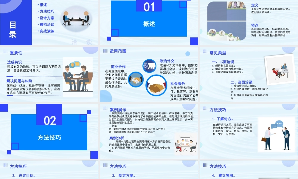 第2.2课 洽谈-【中职专用】高二语文同步备课课件（高教版2023·职业模块）.pptx