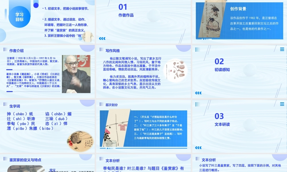 鉴赏家-【中职专用】高二语文同步备课课件（高教版2023·职业模块）.pptx