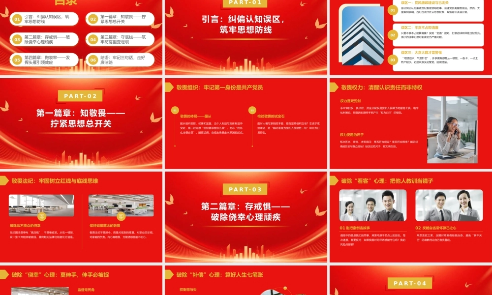 党课PPT：知敬畏、存戒惧、守底线，做遵规守纪的表率.pptx