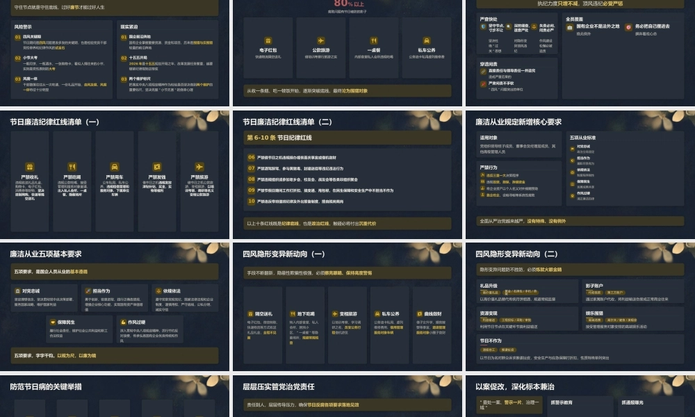 PPT：2026年中秋国庆节前廉洁提醒教育.pptx