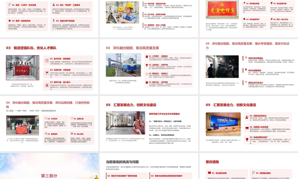 PPT：国企党委2026年前三季度抓基层党建工作报告.pptx