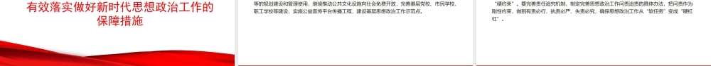党课PPT：抓实抓细思想政治工作，为推进中国式现代化我市实践筑牢思想根基.pptx