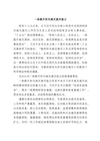 一体提升防灾减灾救灾能力.docx