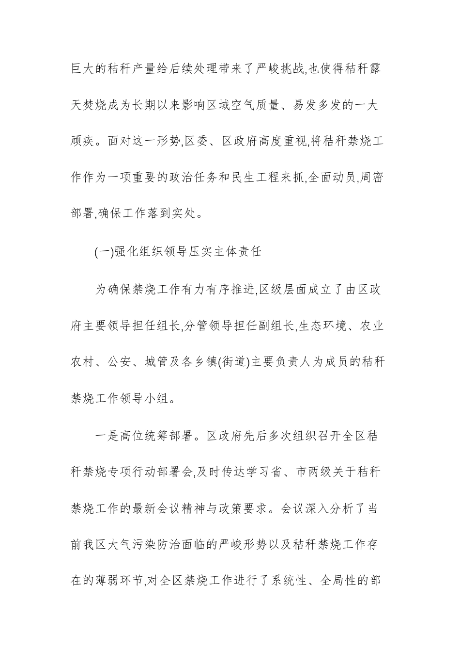 2025年度秸秆禁烧专项工作的总结报告文稿.docx_第2页