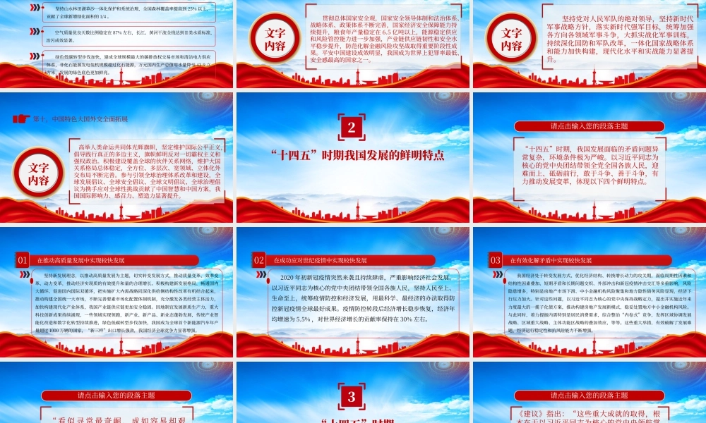 十四五时期我国发展取得重大成就专题学习.pptx