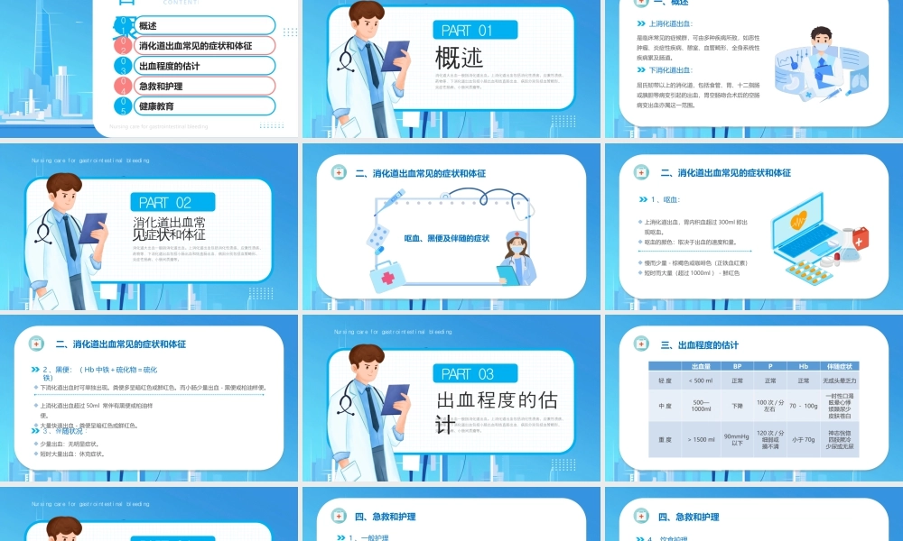 消化道大出血的护理 .pptx