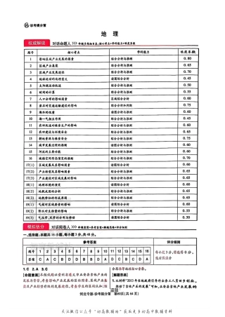 【地理DA（河北专版）】王后雄2025高考押题预测卷.pdf