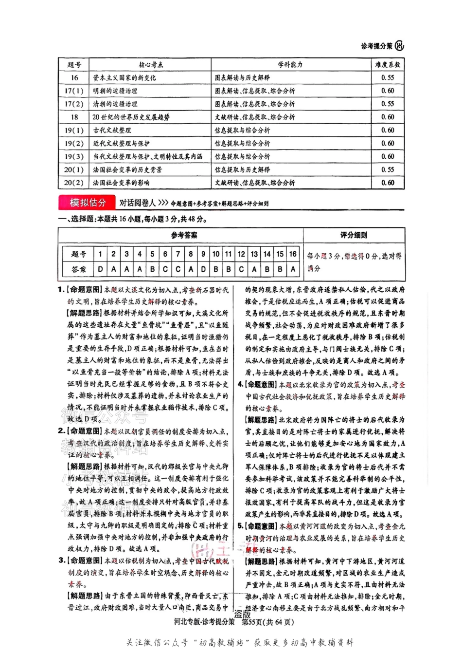 【历史DA（河北专版）】王后雄2025高考押题预测卷.pdf_第2页